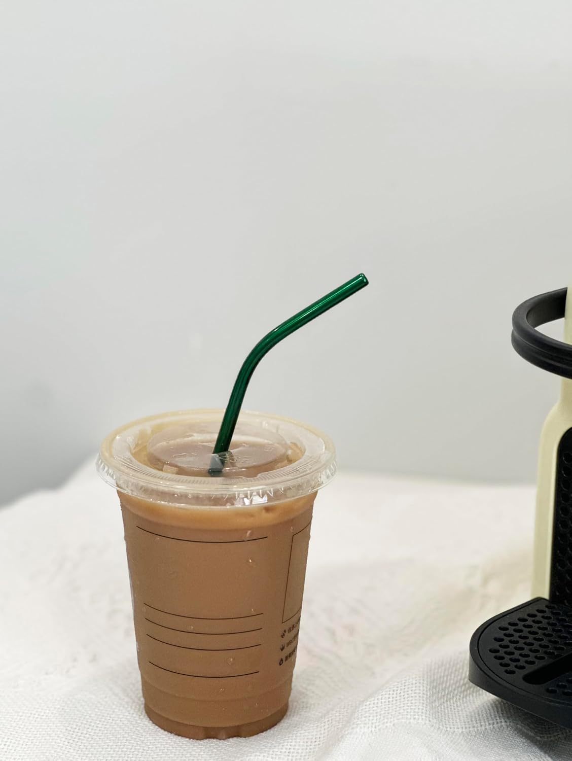 10 Pcs Stainless Steel Straws, Reusable Drinking Straws, 5 Straight + 5 Bent Metal Straws Set With 2 Pcs Cleaning Brushes (Green, 10.5 Inch)