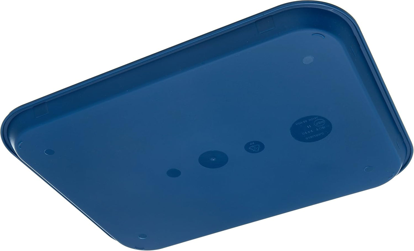 Carlisle FoodService Products Cafe Fast Food Cafeteria Tray with Patterned Surface for Cafeterias, Fast Food, And Dining Room, Plastic, 17.87 X 14 X 0.98 Inches, Blue