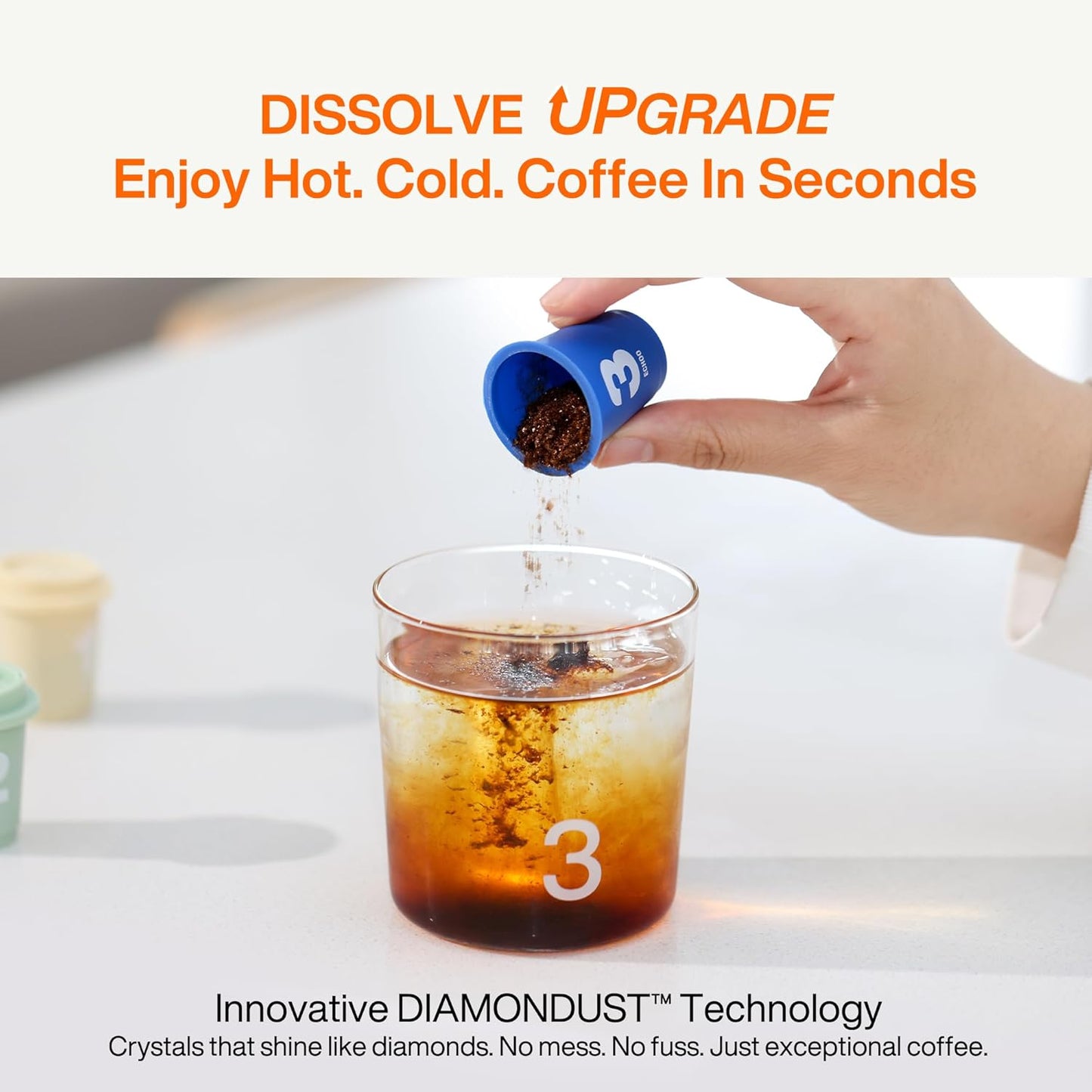 SATURNBIRD Coffee Instant Cold Brew, French Roast, Bold & Intense Blend of 100% Specialty Arabica, Enjoy Hot or Cold, Freeze Dried Iced Coffee, 24 Single Servings for Home, Travel, Office (NO.6)