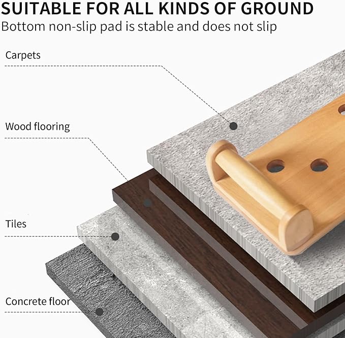 solid wooden Push Up Stands 10 in 1