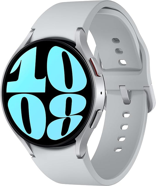 SAMSUNG Galaxy Watch 6 44mm LTE , Fitness Tracker, Personalized HR Zones, Advanced Sleep Coaching, Heart Monitor, BIA Sensor for Health Wellness Insights, Big Screen, US Version, Silver (Renewed)