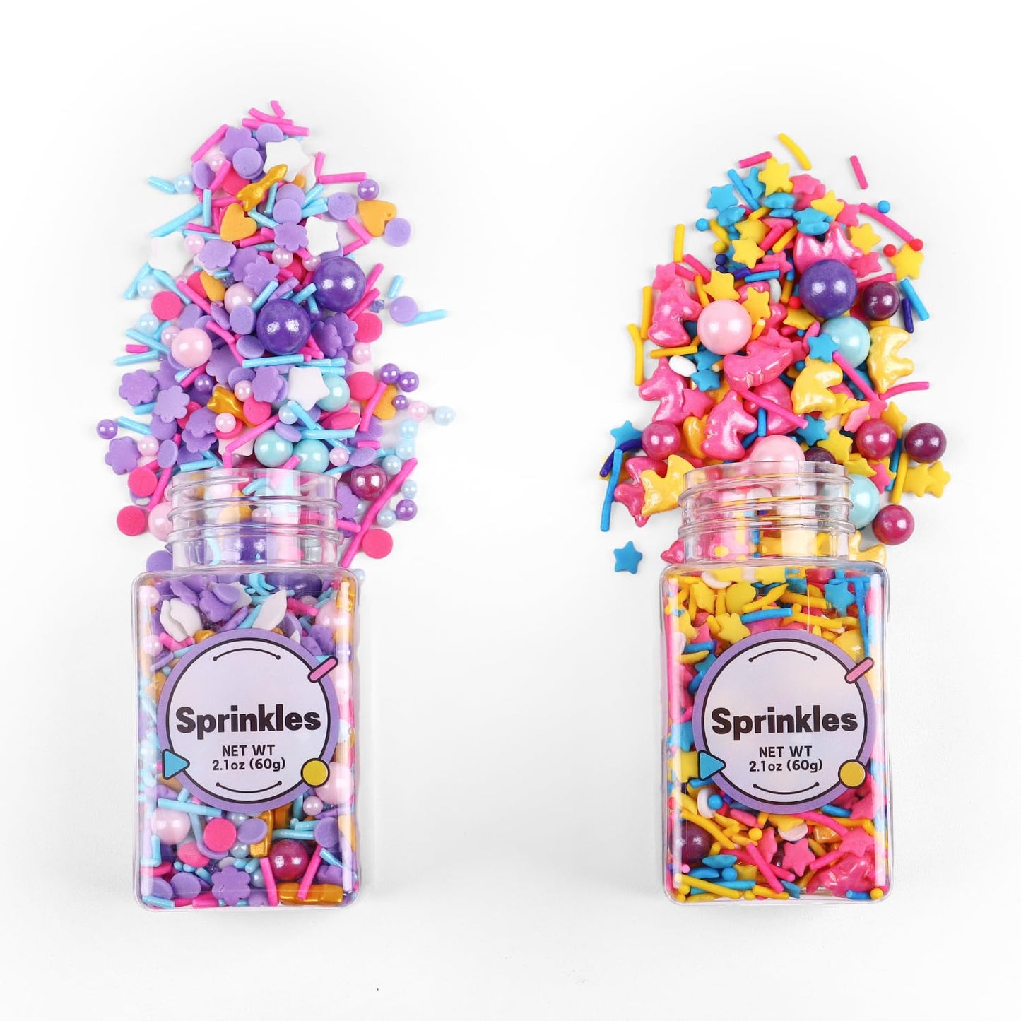 Edible Unicorn Sprinkles for Cake Decoration, Edible Pearl, Edible Sprinkle for Cupcake Topper, Ice Cream Toppings, Cookies Sprinkles for Party, Birthday. (120g/4.2oz)