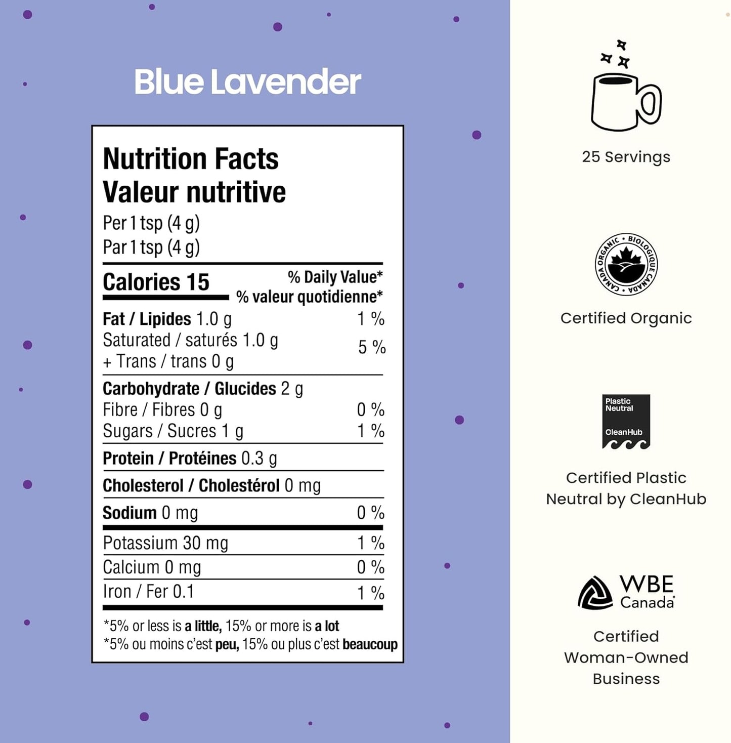 Blume Matcha & Blue Lavender Starter Pack - Organic Superfoods Booster for Lattes, Coffee & Smoothies - Vegan, Sugar and Gluten Free - Includes Frother - 60 Servings