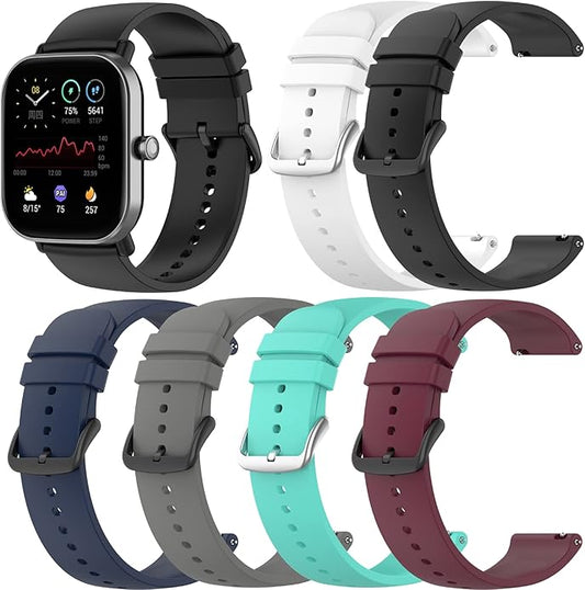 Silicone Bands Compatible with BOFIDAR,Watch Bands for Women Men,Wristbands Adjustable Replacement Bands Strap for BOFIDAR Smart Watch Band Accessories