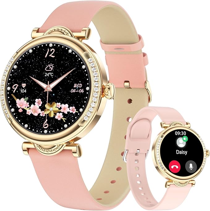 Smart Watches for Women (Answer/Make Calls), Fitness Watch with Heart Rate, Blood Oxygen, Sleep Tracker, Step Tracker, IP68 Waterproof Fitness Tracker, Smart Watch for Women for iPhone & Android