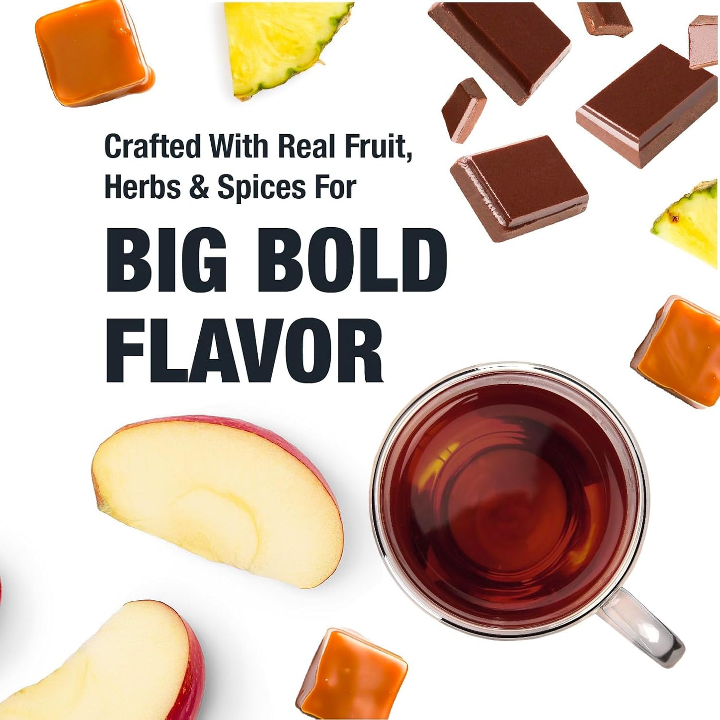 Tiesta Tea - Brownie Batter, Loose Leaf, Chocolate Caramel Herbal Tea, Non-Caffeinated Herbal Drink, Makes Hot or Iced Up to 20-25 Cups, 3oz Resealable Pouch