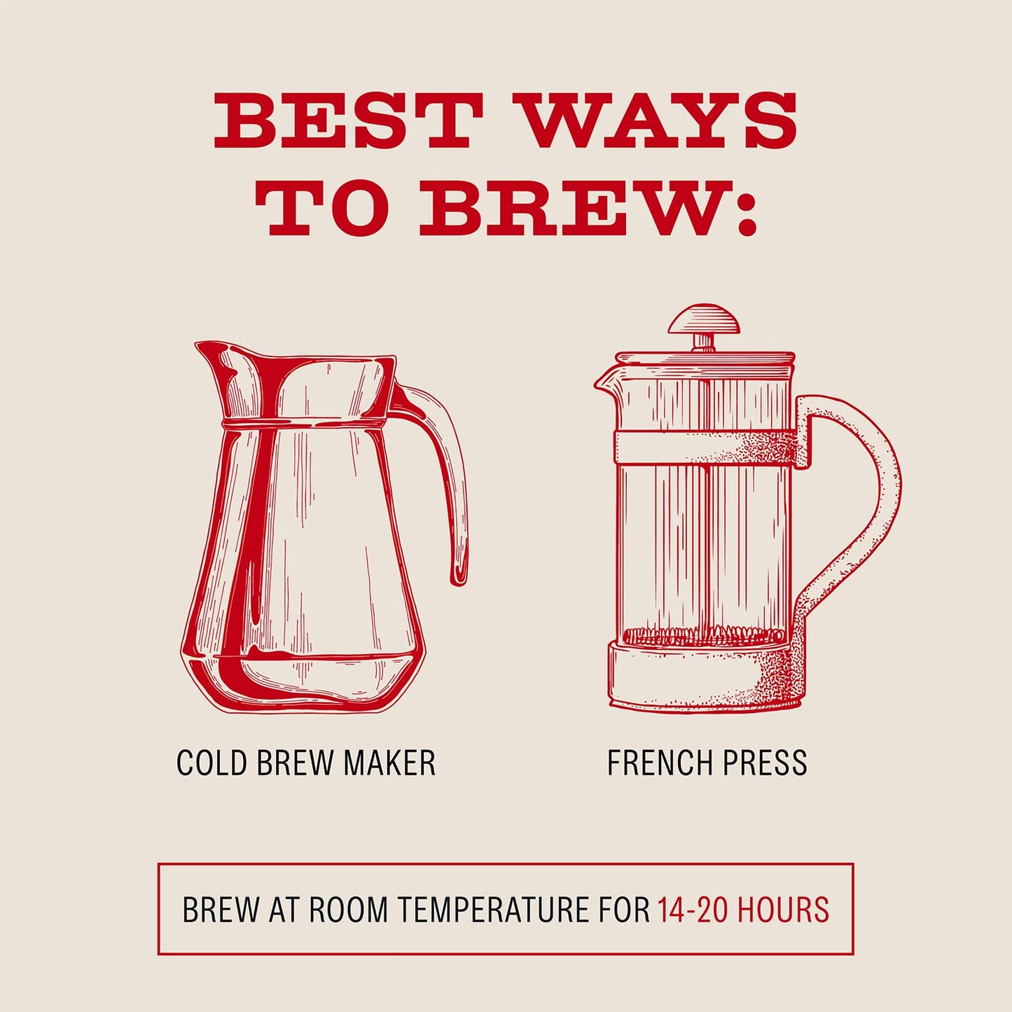 Bizzy Organic Cold Brew Coffee | Smooth & Sweet Blend | Coarse Ground Coffee | Medium Roast | Micro Sifted | Specialty Grade | 100% Arabica | 2 LB