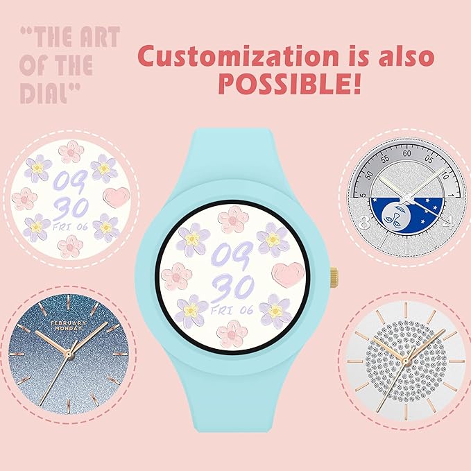 Smart Watch for Women Ladies Smartwatch for Android iOS Phones Heart Rate Sleep Tracker Fitness Watch 123+ Sports Modes Pedometer Calorie Counter