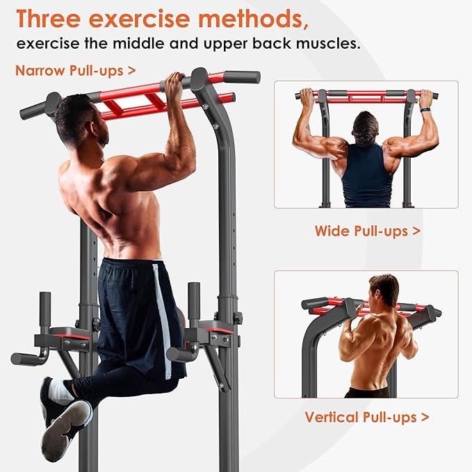soges Power Tower Pull Up Bar Station