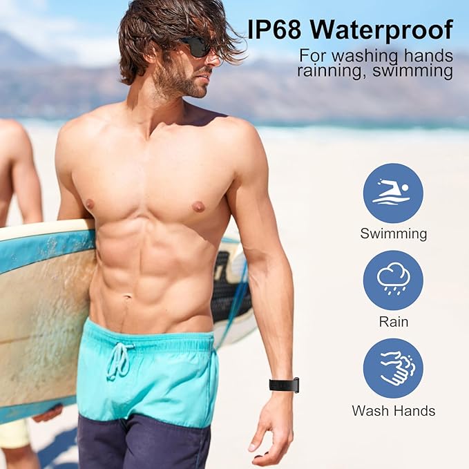 Smart Watch Health Fitness Tracker Watch for Women Men with Heart Rate Blood Oxygen Monitor Sleep Tracker 100+ Exercise Modes