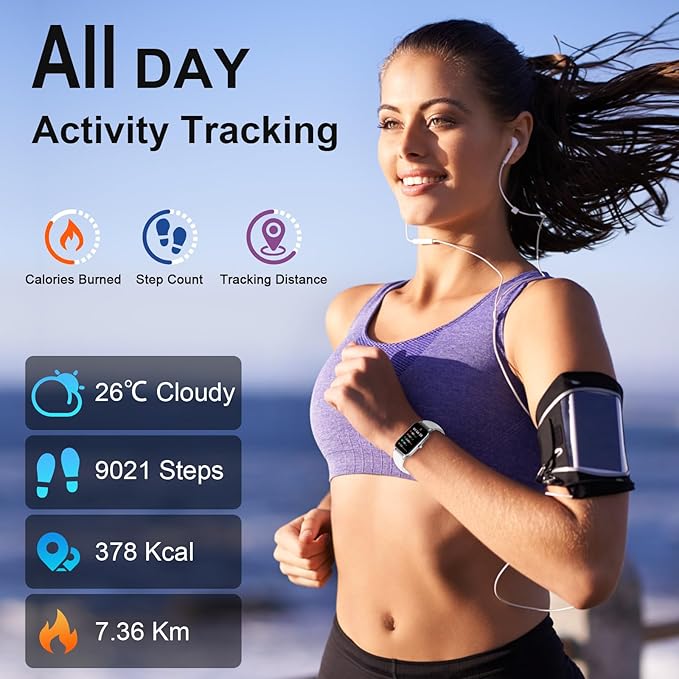 Smart Watch for Men Women(Answer/Make Call), 2025 HD Touch Fitness Activity Tracker 1.57” Smartwatch with Heart Rate/Sleep Monitor/Pedometer/113+ Sports, IP68 Waterproof Fitness Watch for Android iOS