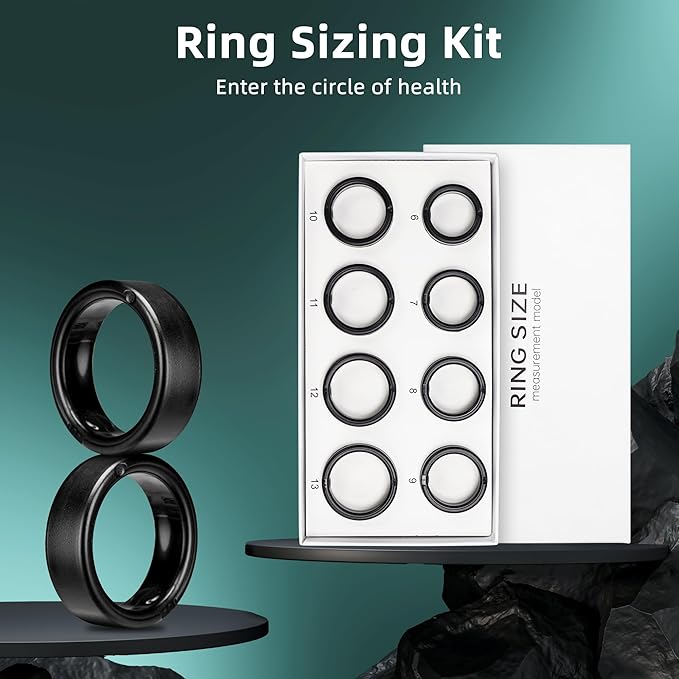 Smart Ring Sizing Kit, Ring Sizer First Before You Buy, Choose from 8 Sizes, Sizes 6 to 13, Ring Sizer Measuring Tool for Women Men, Ring Sizing Kit for Gift