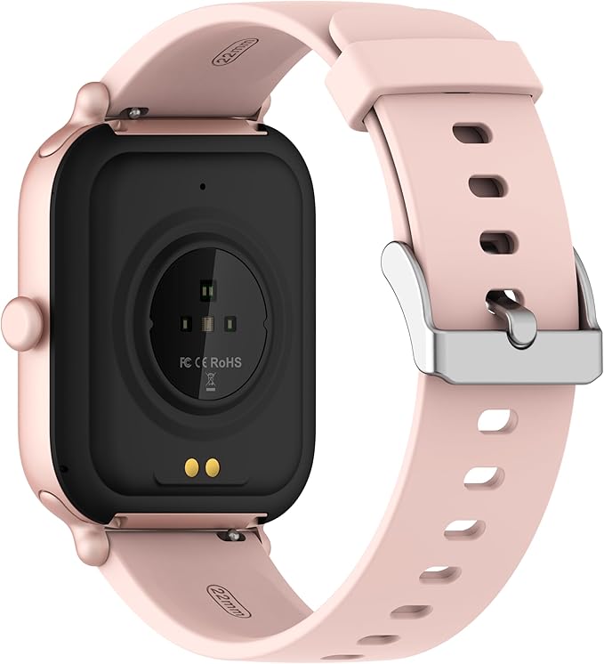 Smart Watch for Women & Men 2.0 HD Screen IP68 Fitness Tracker with Heart Rate, SpO2, Sleep Monitor, Bluetooth Call (Answer/Make),110+ Sport Modes, iPhone/Android Compatible(Pink)