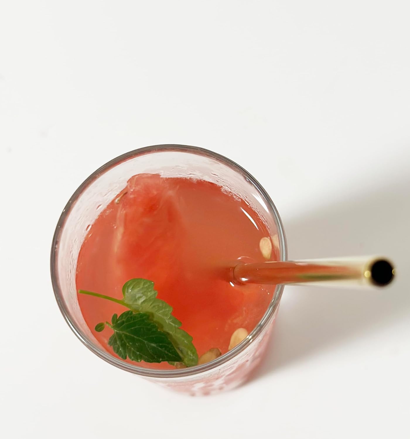 10 Pcs Stainless Steel Straws, Reusable Drinking Straws, 5 Straight + 5 Bent Metal Straws Set With 2 Pcs Cleaning Brushes (Gold, 8.5 Inch)