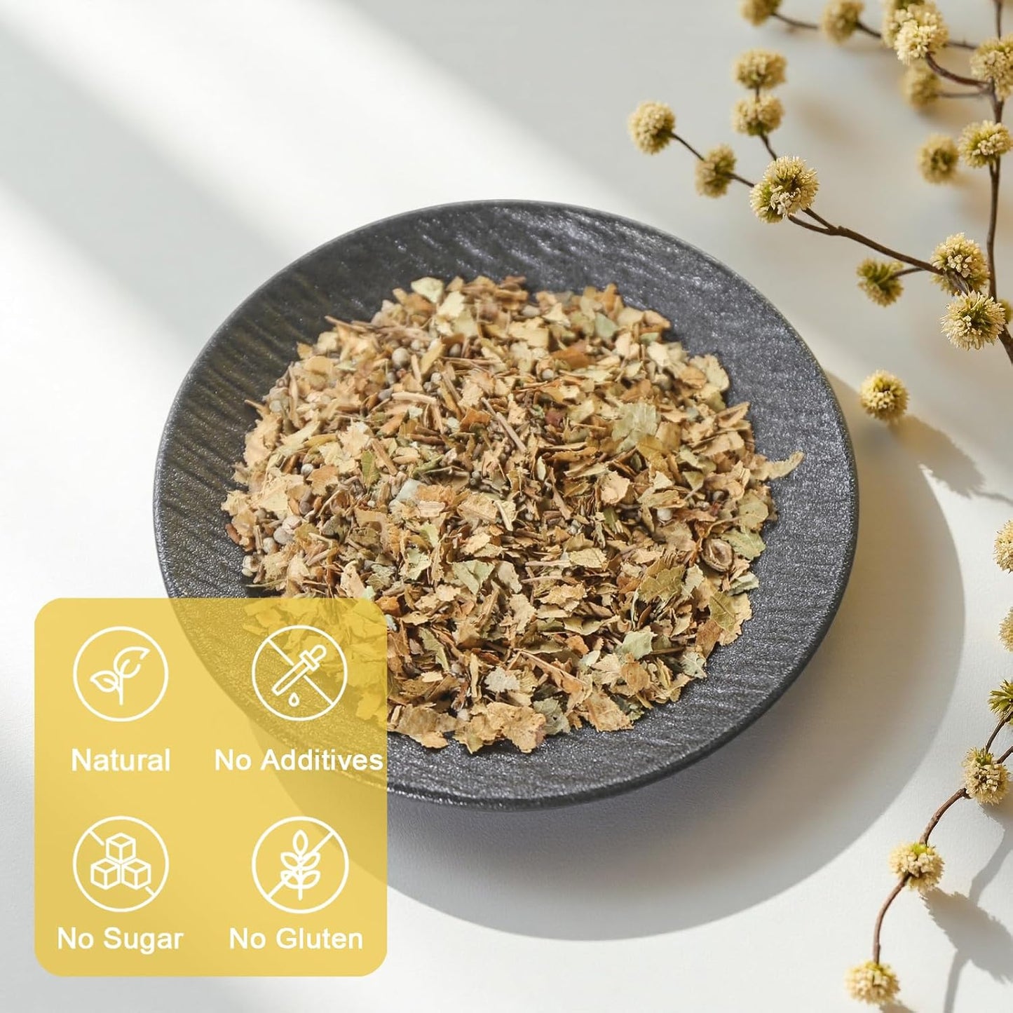 TEARELAE - Linden Tea Bags, 45 Count - Premium Natural Linden Flower & Leaf - Cut & Sifted Te de Tilo - Caffeine-free - Non-GMO - Soothing Herbal Tea for Evening Relaxation