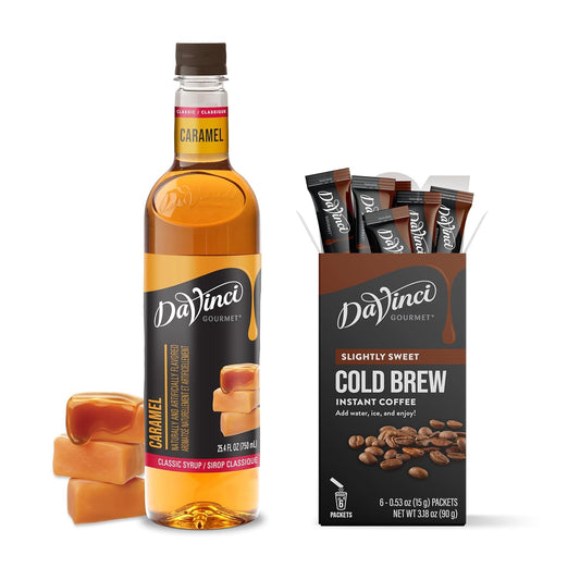 DaVinci Gourmet Caramel Instant Cold Brew Starter Kit
