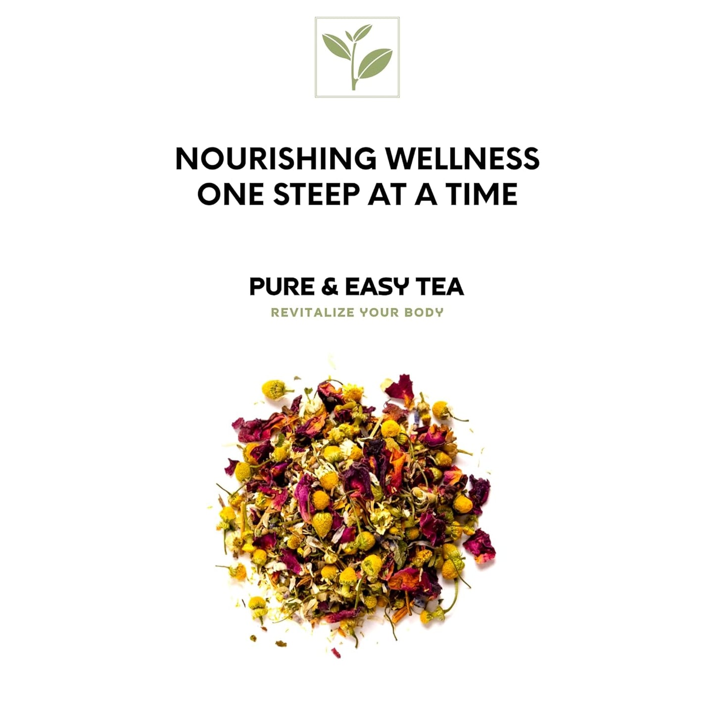 Pure And Easy Tea, EnduraBoost, Natural Energy & Endurance Tea, Caffeinated Loose Leaf Blend with Performance Herbs, Supports Stamina, Focus & Athletic Performance, 30-Day Supply, 100g/3.5oz