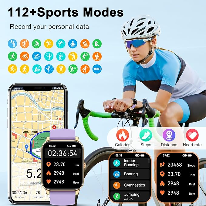 Smart Watch for Women Fitness Tracker: Smart Watches for Women Digital Mens Watches Make/Answer Call Waterproof Running Smartwatch Android Phone iPhone Samsung Compatible Heart Rate Monitor