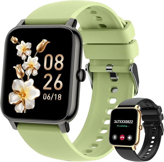 Smart Watch for Men Fitness Tracker: Waterproof Smart Watches for Men Digital Womens Watches Make/Answer Call Running Smartwatch Android Phone iPhone Samsung Compatible Heart Rate Monitor