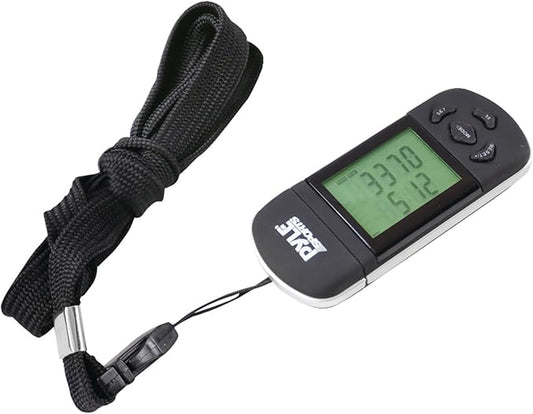 Smart Step Counter Digital Pedometer - Walking Running Sport Step Tracker w/ 3D Sensor, LCD Screen, USB, Lanyard Strap, Battery - Accurate Distance, Calorie Burned, Exercise Time - Pyle Sport PCLRMU2