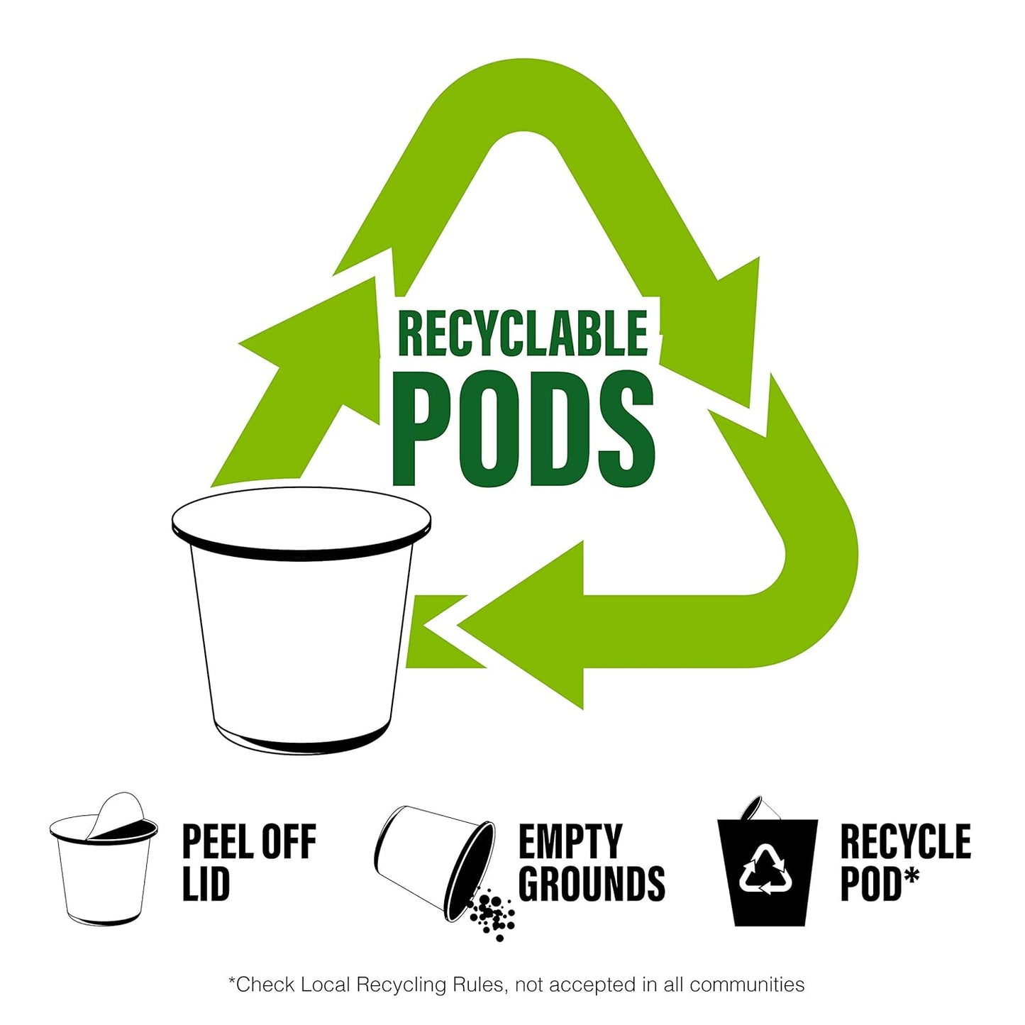 Crave Beverages Flavored Coffee Pods Compatible with 2 K-Cup Brewers, French Vanilla, 40 Count