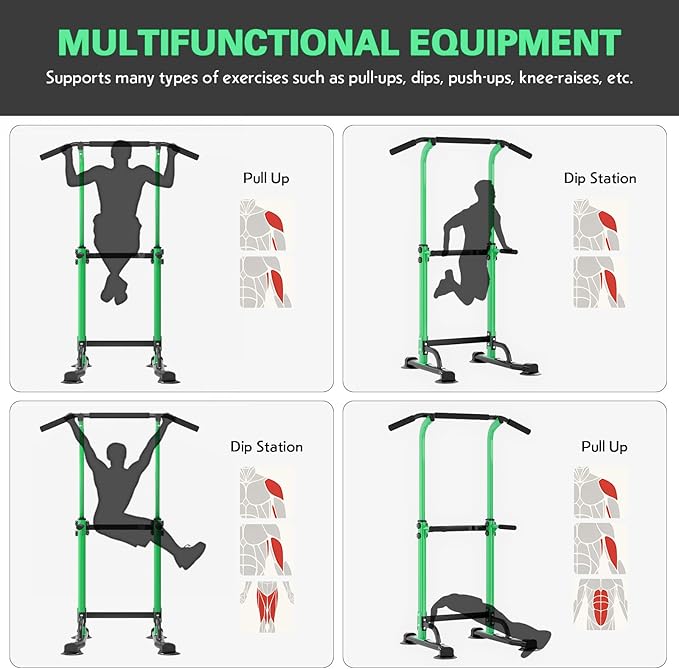 soges Power Tower Pull Up Bar Station