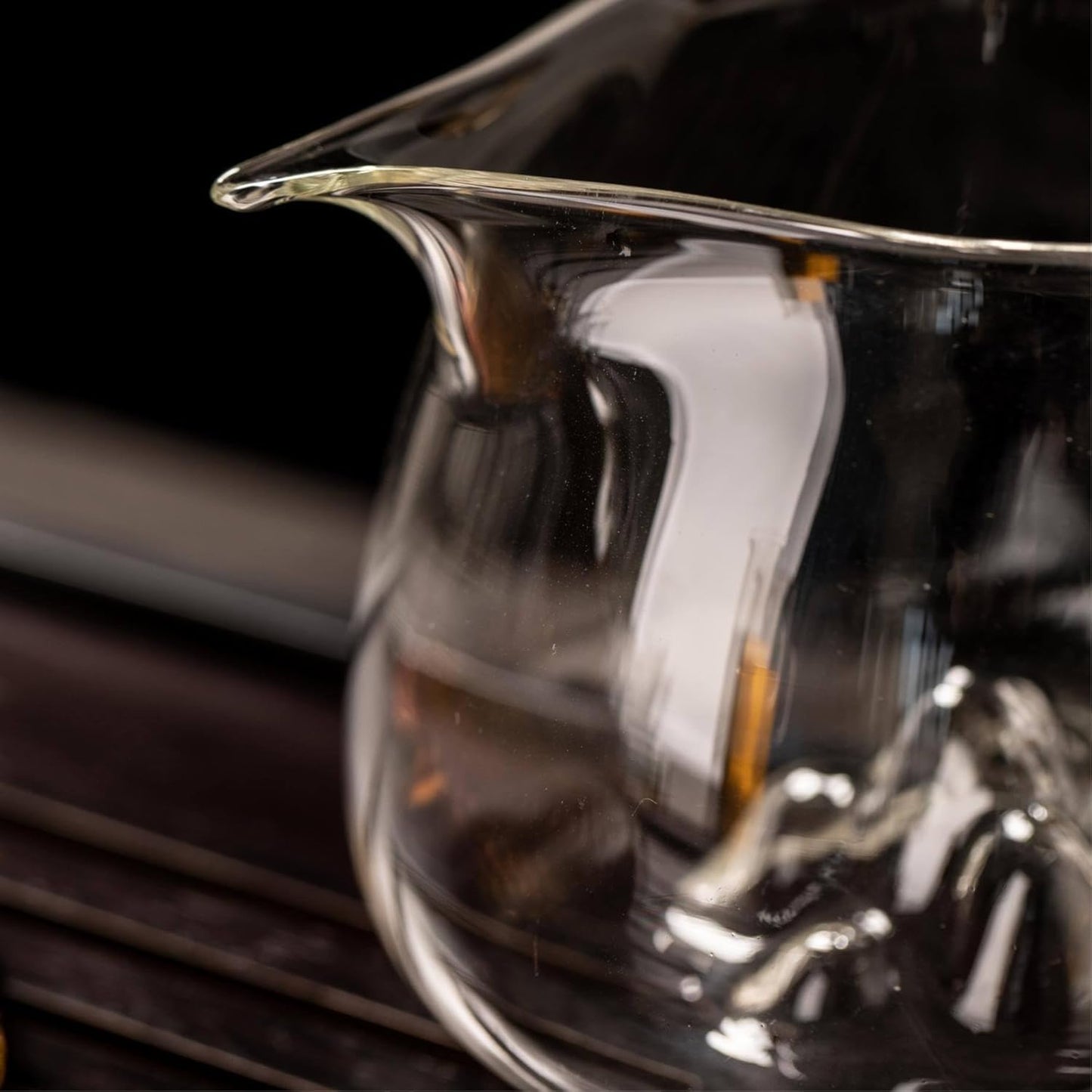 Glass Teapot Set with Infuser Semi Automatic Dragon Tea Set (Blue golden teapot)