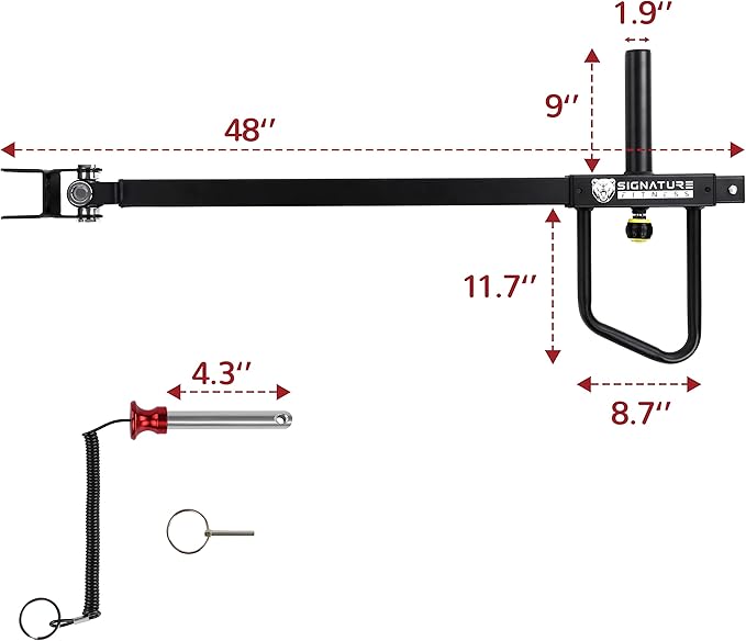 Signature Fitness Adjustable Lever Arms 600 LB 2'' x 2'', 3'' 3'' x 2'', 3'' 3'' x 3'' Racks,