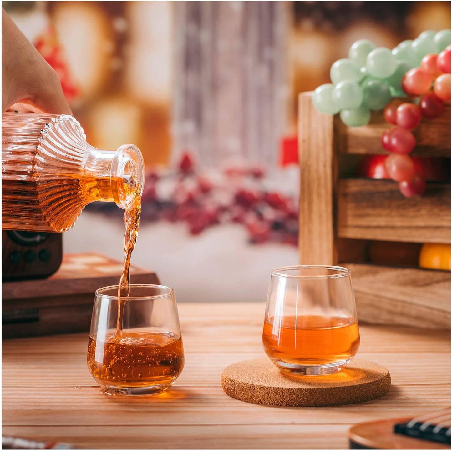 Zopeal 48 Pack Shot Glasses 3.25 oz Tequila Whiskey Tasting Glass Cups Small Liquor and Spirit Bar Shooter for Drinking Tasting Espresso Beer Juice