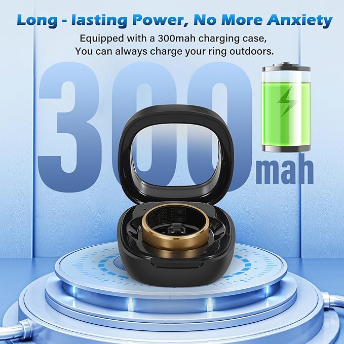 Smart Ring Health Fitness Tracker for Women Men