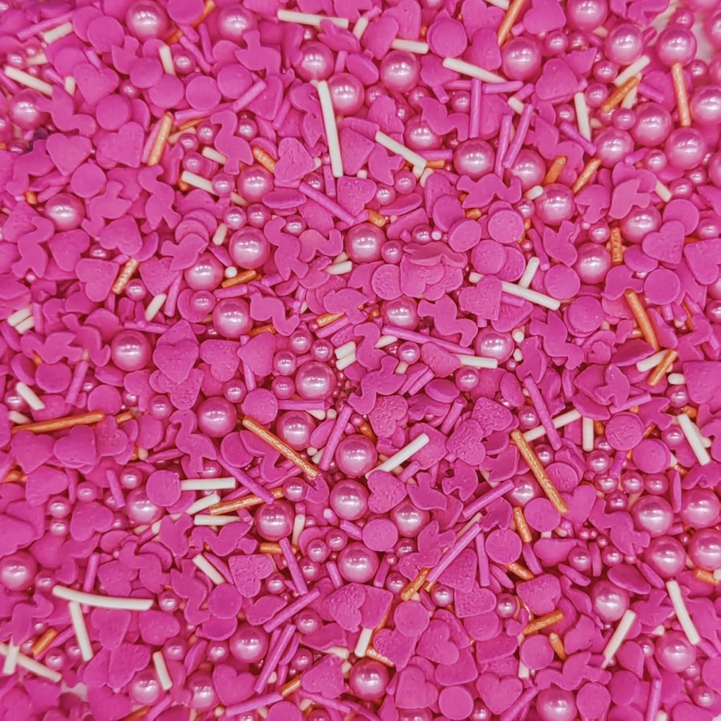 Sprinkles Red & Pink Series Cake Decorations Topper Edible Themed Sprinkles For Cake Decorations, Baking, Ice Cream, Cookies, Cupcake Topper 4.58OZ