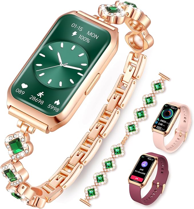 Smart Watches for Women,Fitness Tracker Watches with Sleep Monitor/Heart Rate/Blood Oxygen,IP68 Waterproof FitnessTracker with Long Battery Life,Excellent Appearance Design for Android/iOS Phones