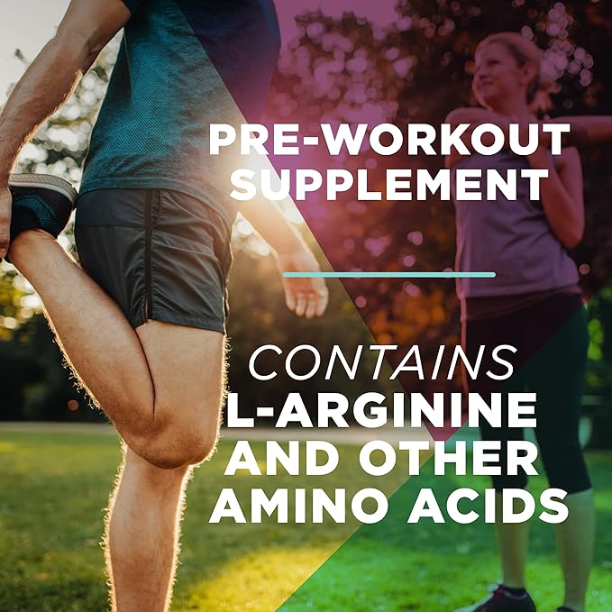 AdvoCare Arginine Extreme Multinutrient Supplement - Pre-Workout Amino Acids Supplement - Supports Stamina & Endurance* - Includes Vitamin B-12, L-Arginine & More - Citrus, 14 oz