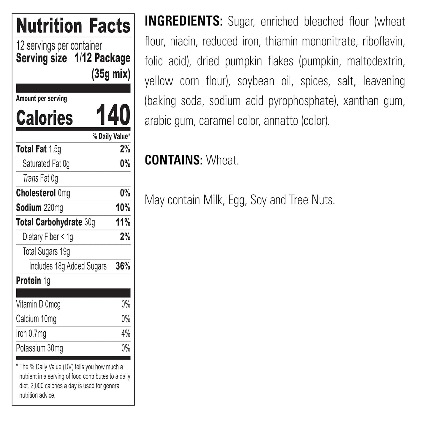 Krusteaz Baking Mix, Pumpkin Spice Quick Bread Mix, Made with Real Pumpkin & No Artificial Flavors, 15 Ounce Box (Pack of 6)