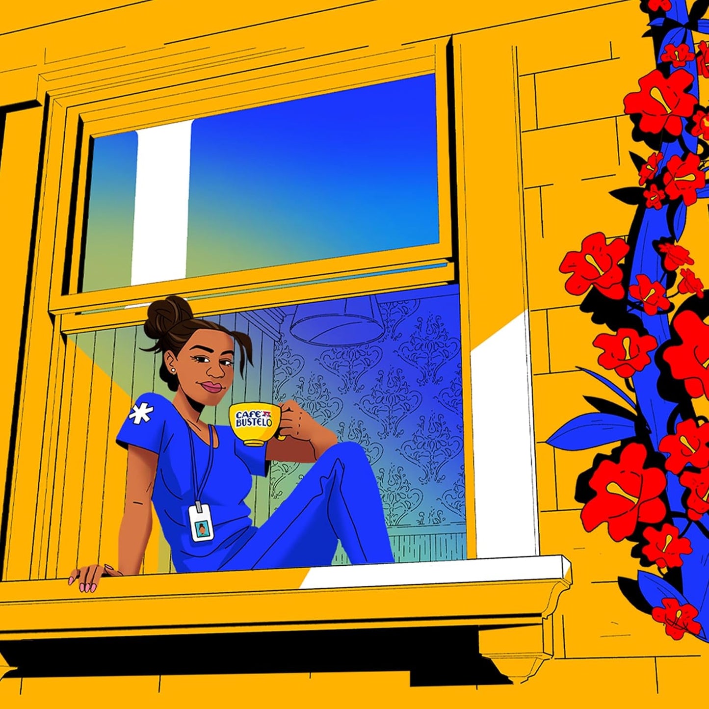 Café Bustelo Espresso Style Dark Roast Coffee, Keurig K-Cup pods, 10 Count Box (Pack of 6)