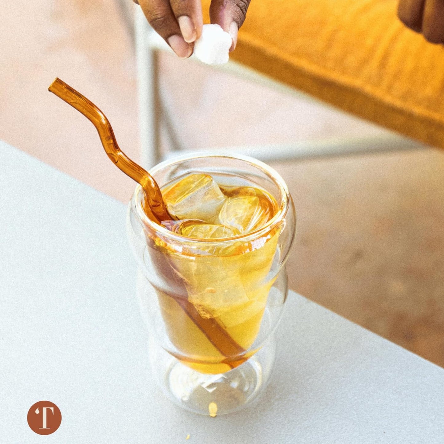 Glass Cloud cups 12 oz Double Wall Insulated Glass Cups - heat-resistant borosilicate glass -perfect for iced teas, lattes, and all your favorite sips (Clear)