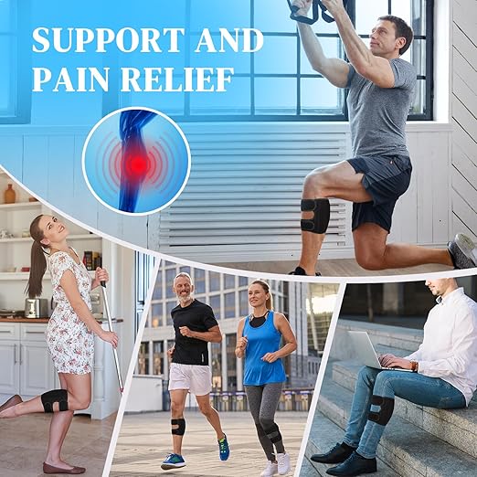 Sciatica Pain Relief Brace Device, Sciatic Nerve Brace with Adjustable Dual Pressure Pads Targeted Compression for Sciatica Ease, Lower Back Pain Relief, Men Women Calf Support