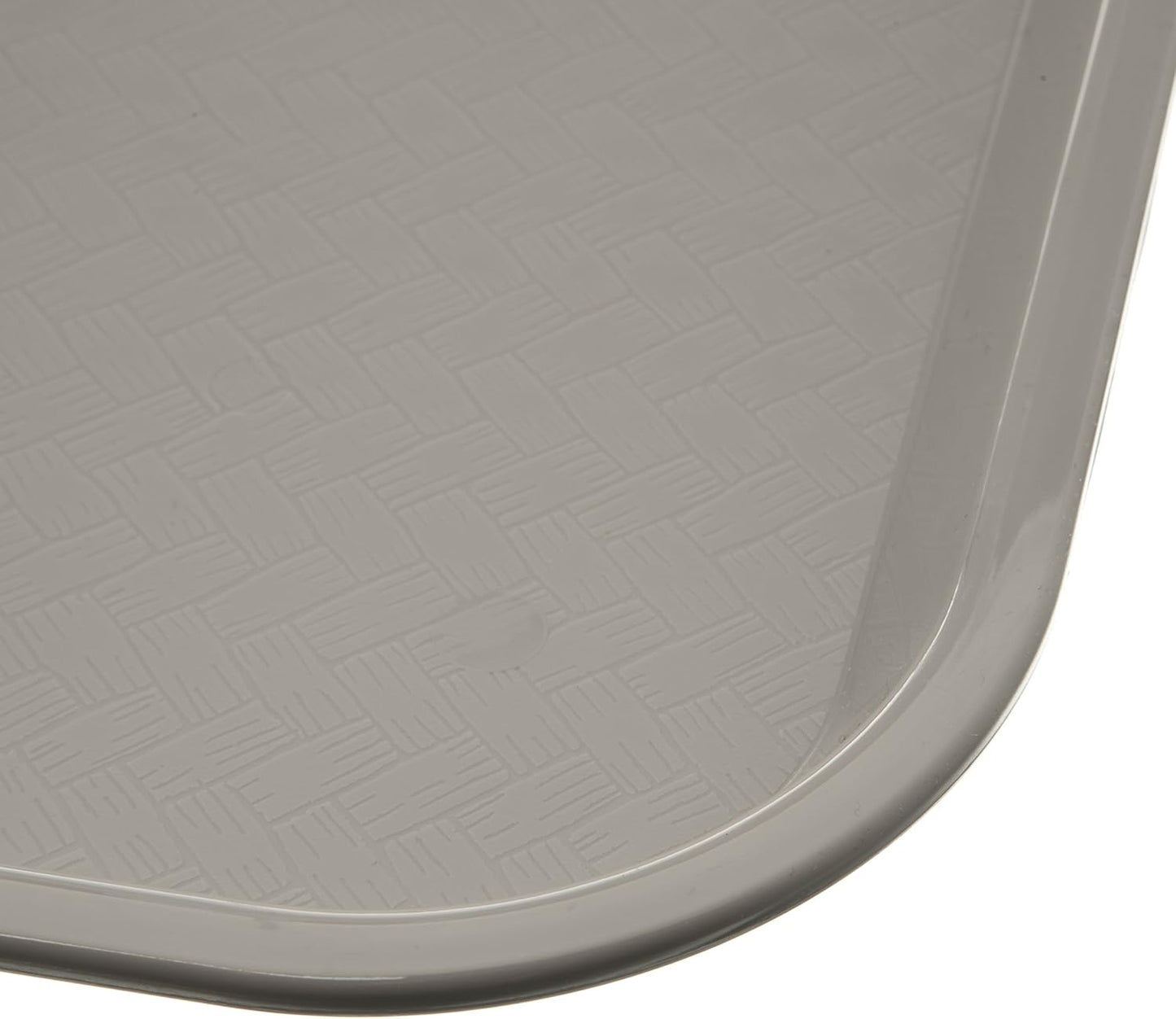 Carlisle FoodService Products Cafe Plastic Fast Food Tray, 14" x 18", Gray