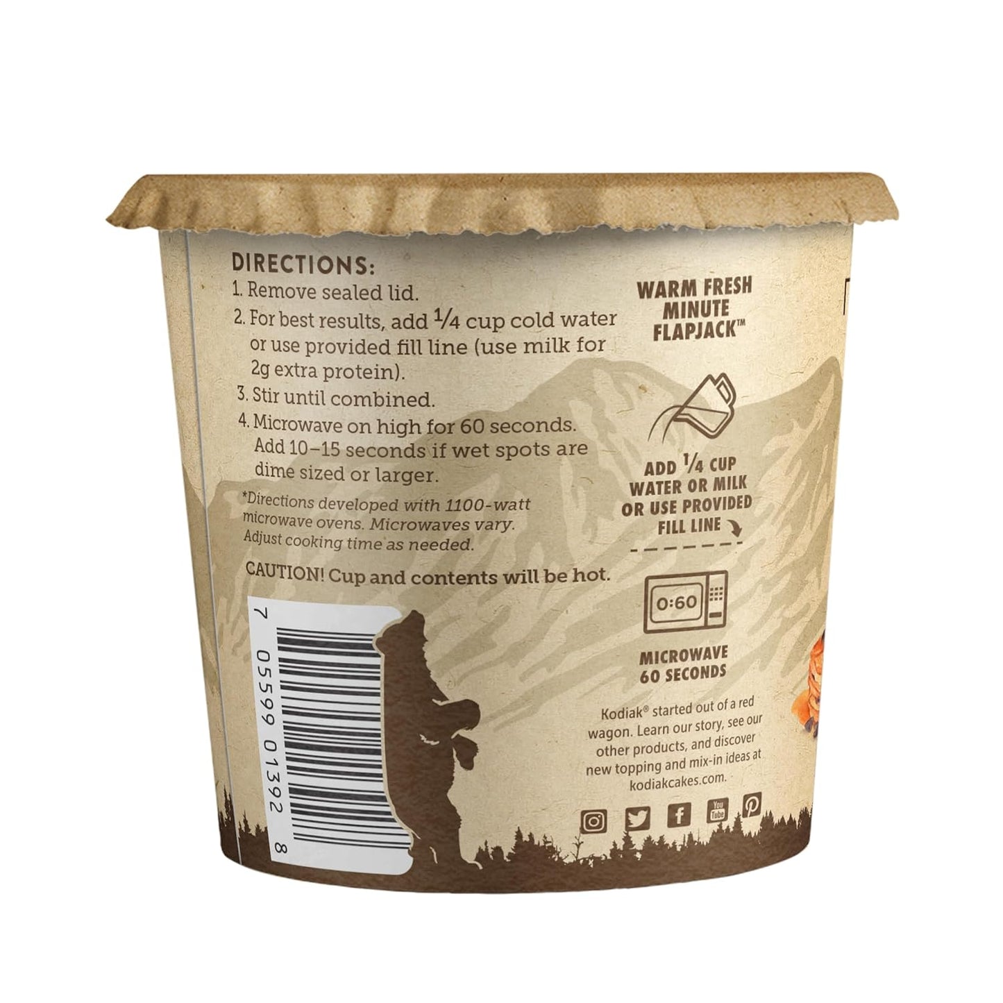 Kodiak Cakes Pancake On the Go, S'mores, 2.36 oz (Pack of 12)