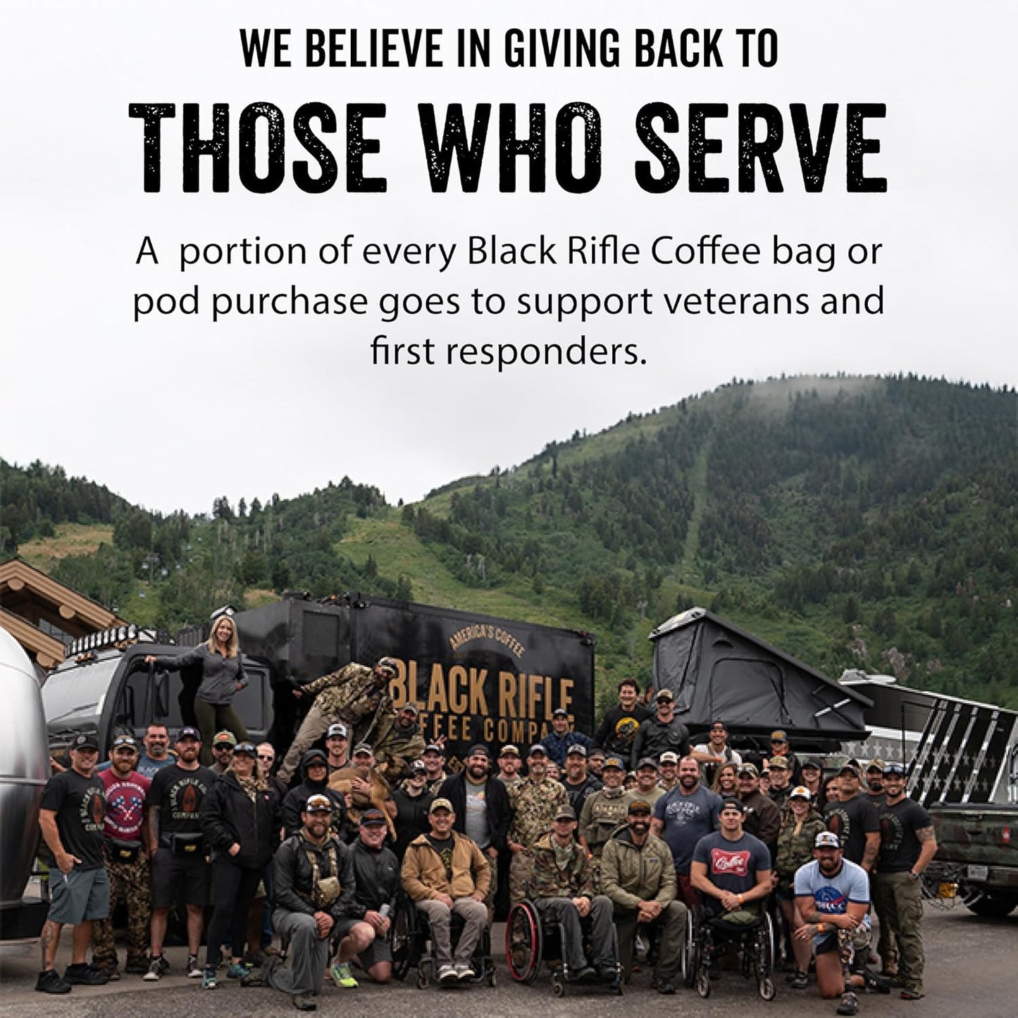 Black Rifle Coffee Company Ground Coffee Medium Roast - Roasted Blend Made from Pure Arabica Beans - Colombian & Brazilian Beans - Veteran Founded & American Made (AK Espresso, 12oz Bag)