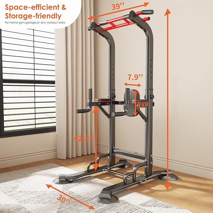soges Power Tower Pull Up Bar Station