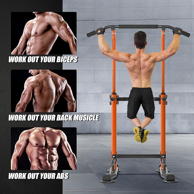 soges Power Tower Pull Up Bar Station