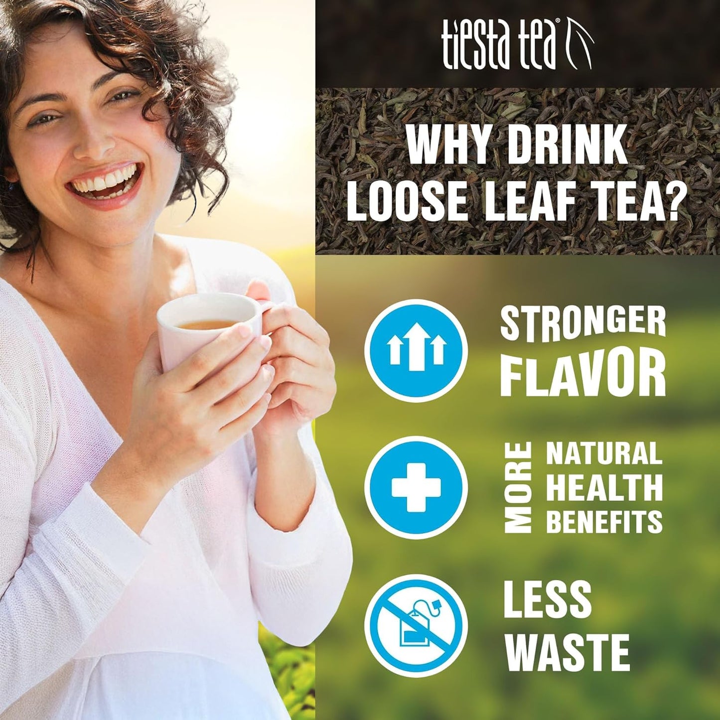 Tiesta Tea - Orange Tango, Loose Leaf, Orange Hibiscus Herbal Tea, Premium Non-Caffeinated Fruit Blend, Makes Hot or Iced & Up to 50 Cups, 4oz Refillable Tin