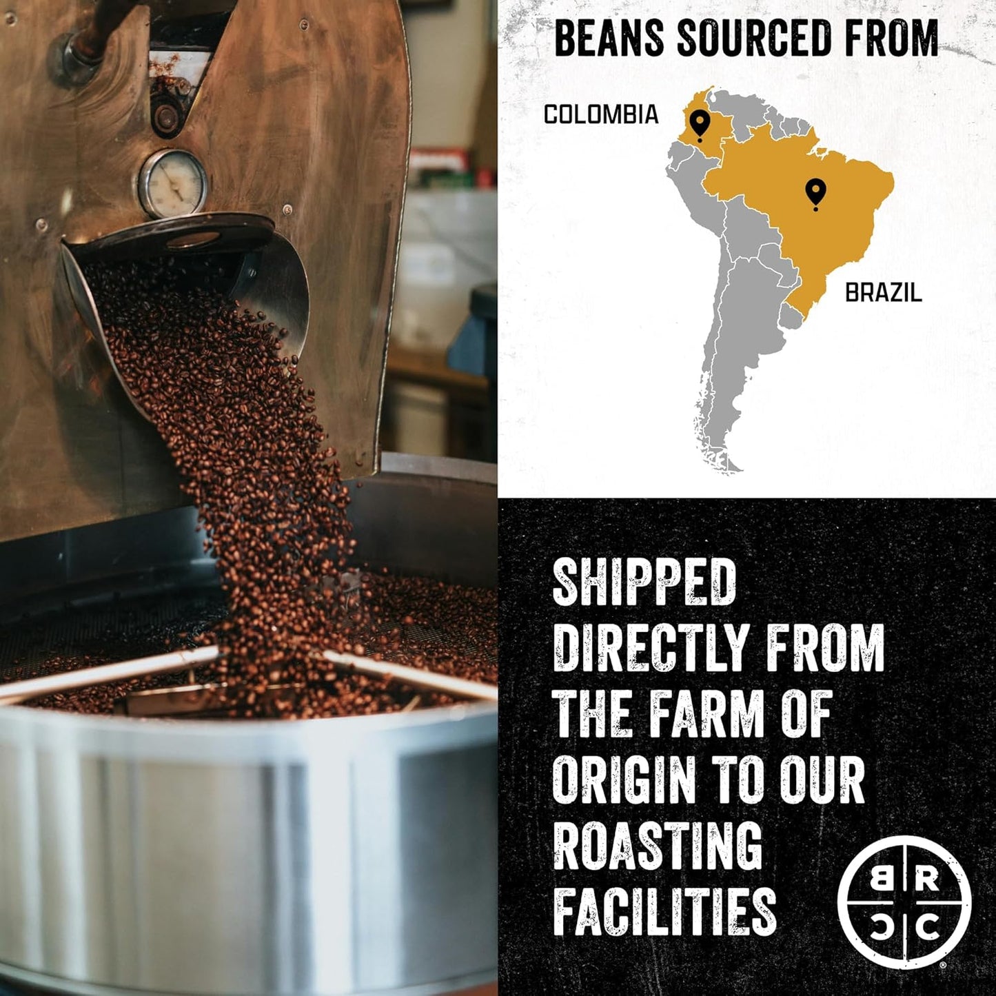 Black Rifle Coffee Company Ground Coffee Medium Roast - Roasted Blend Made from Pure Arabica Beans - Colombian & Brazilian Beans - Veteran Founded & American Made (Five Alarm, 12oz Bag)