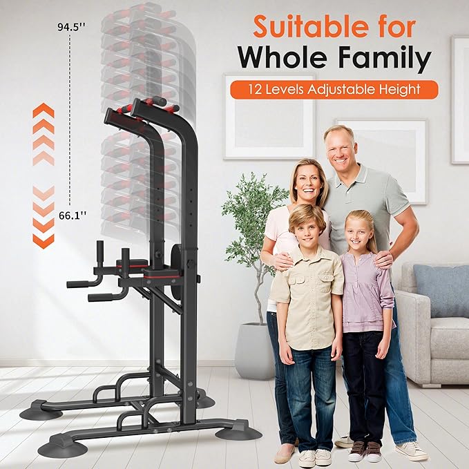 soges Power Tower Pull Up Bar Station