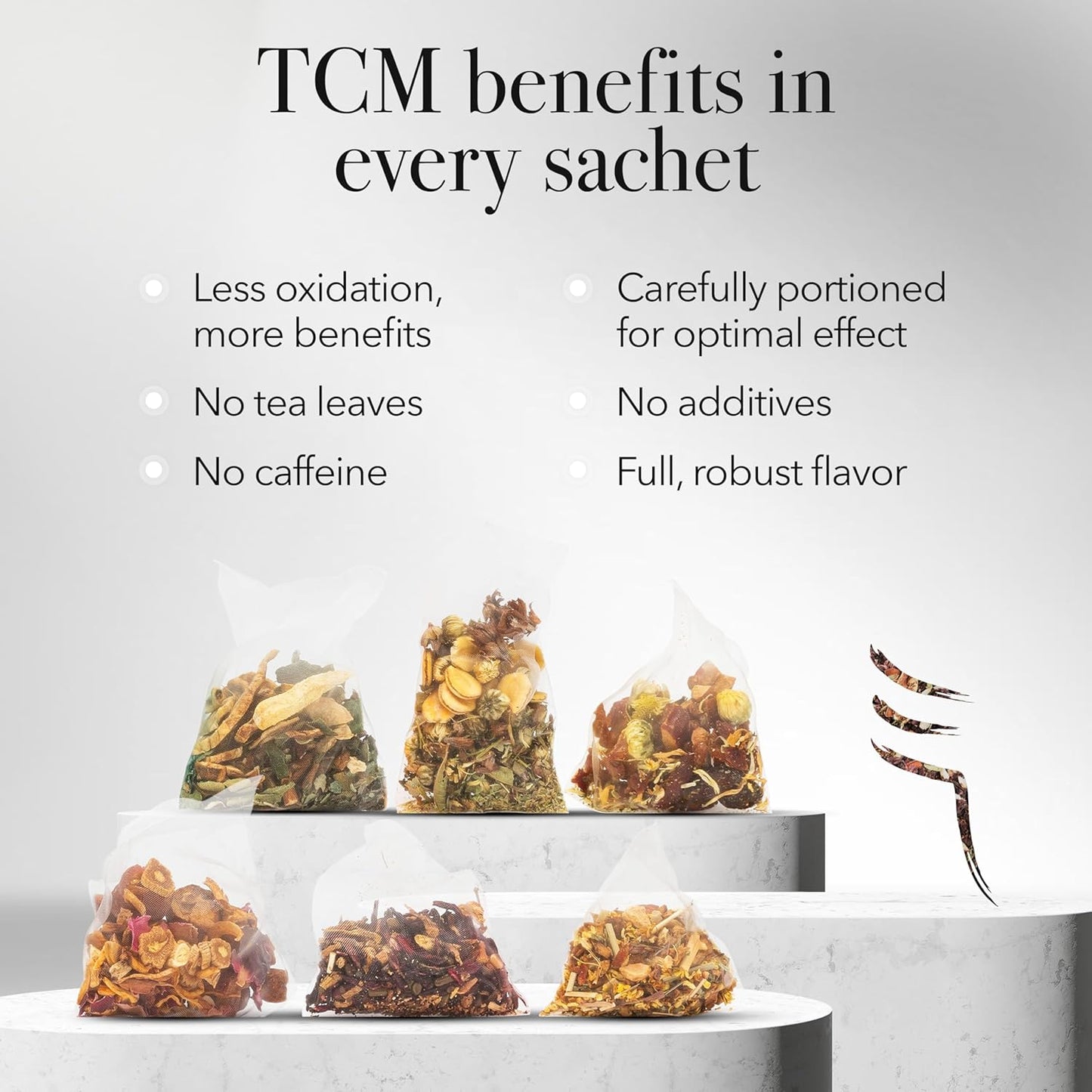 qìsane Organic Peppermint Tea Bags with Loquat Leaves - Whole Organic Peppermint Leaves, Loquat, Ginger & Balloon Flower Roots - Herbal Tea for Cough Support & Easy Breathing - 10 sachets (~30 cups)