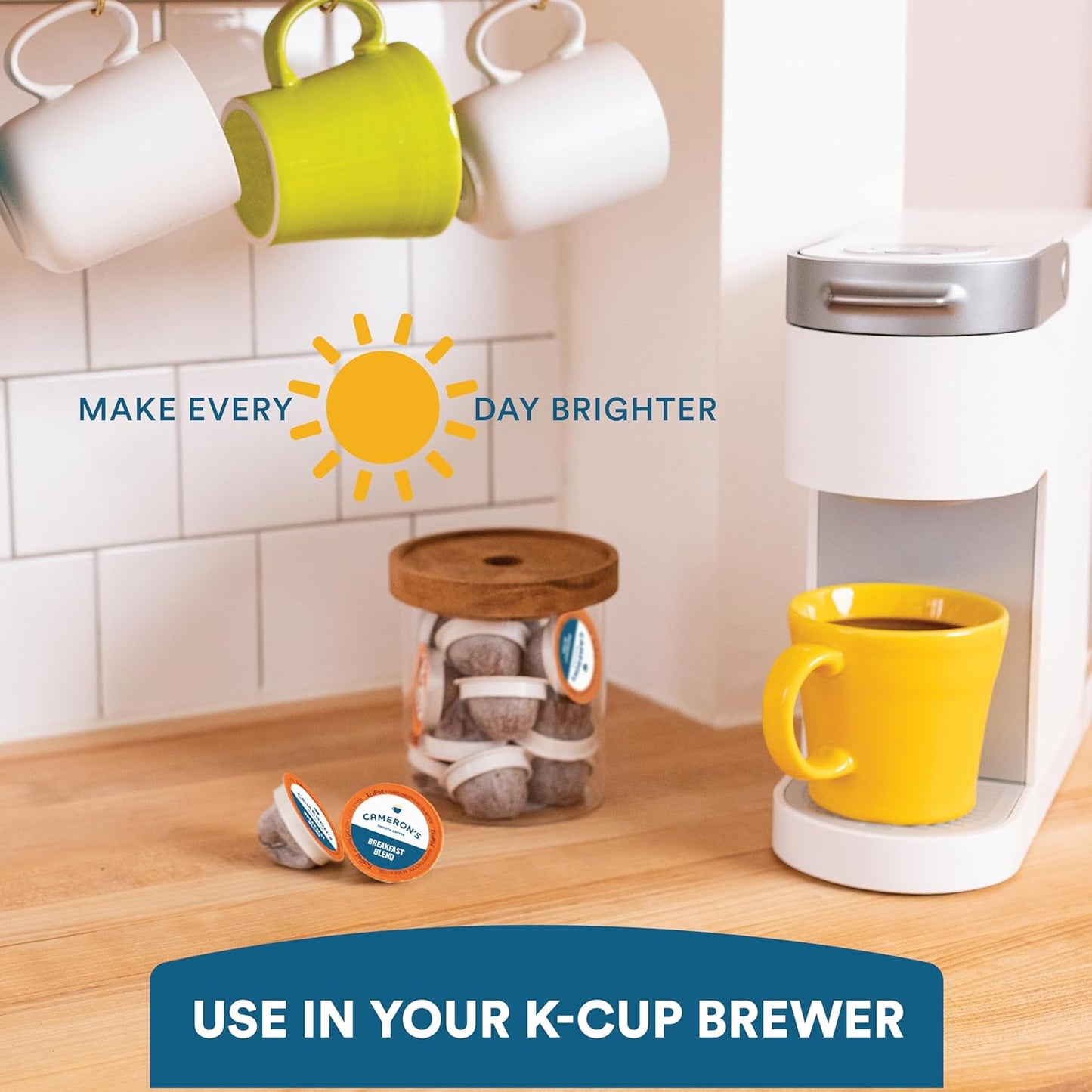 Cameron's Coffee Single Serve Pods, 10% Hawaiian Coffee Blend, 128 Count (Pack of 1)