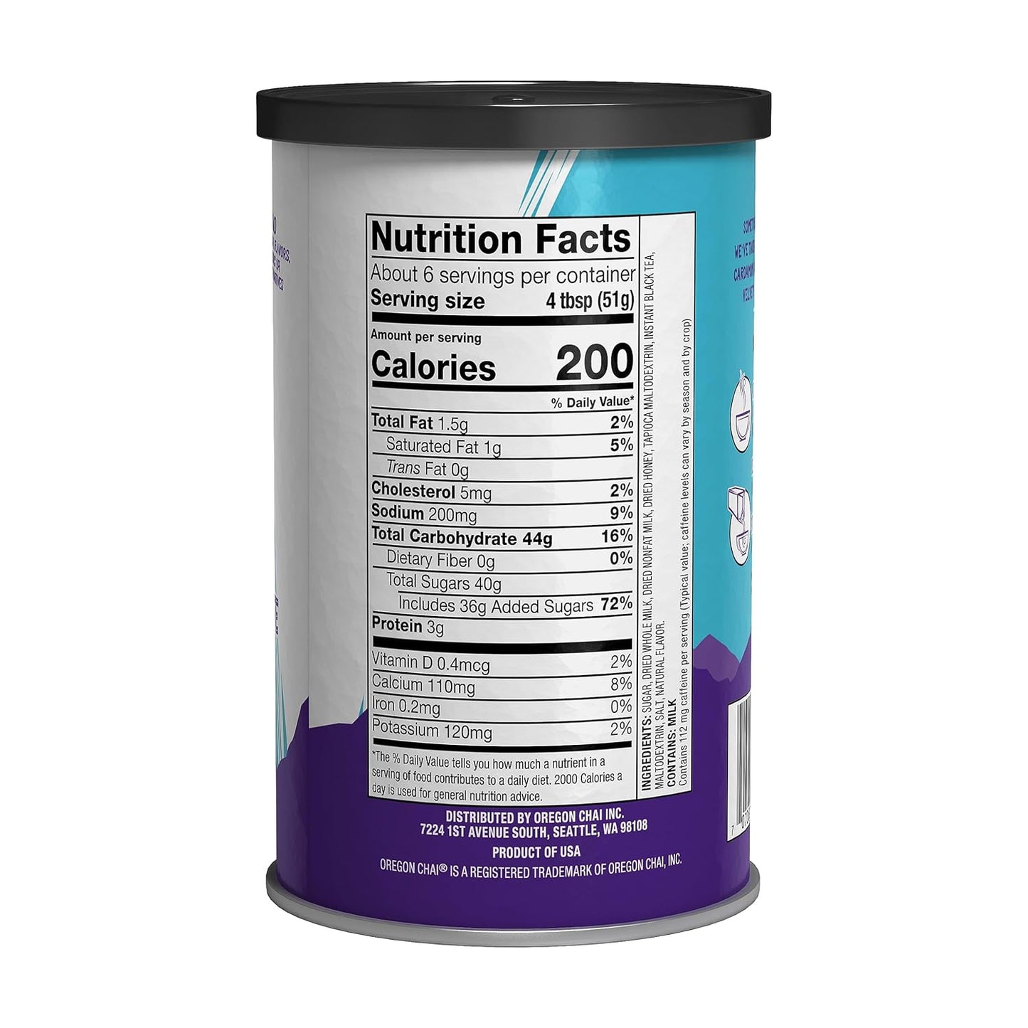 Oregon Chai Vanilla Chai Tea Latte Mix, 10 Ounces (Pack of 1)