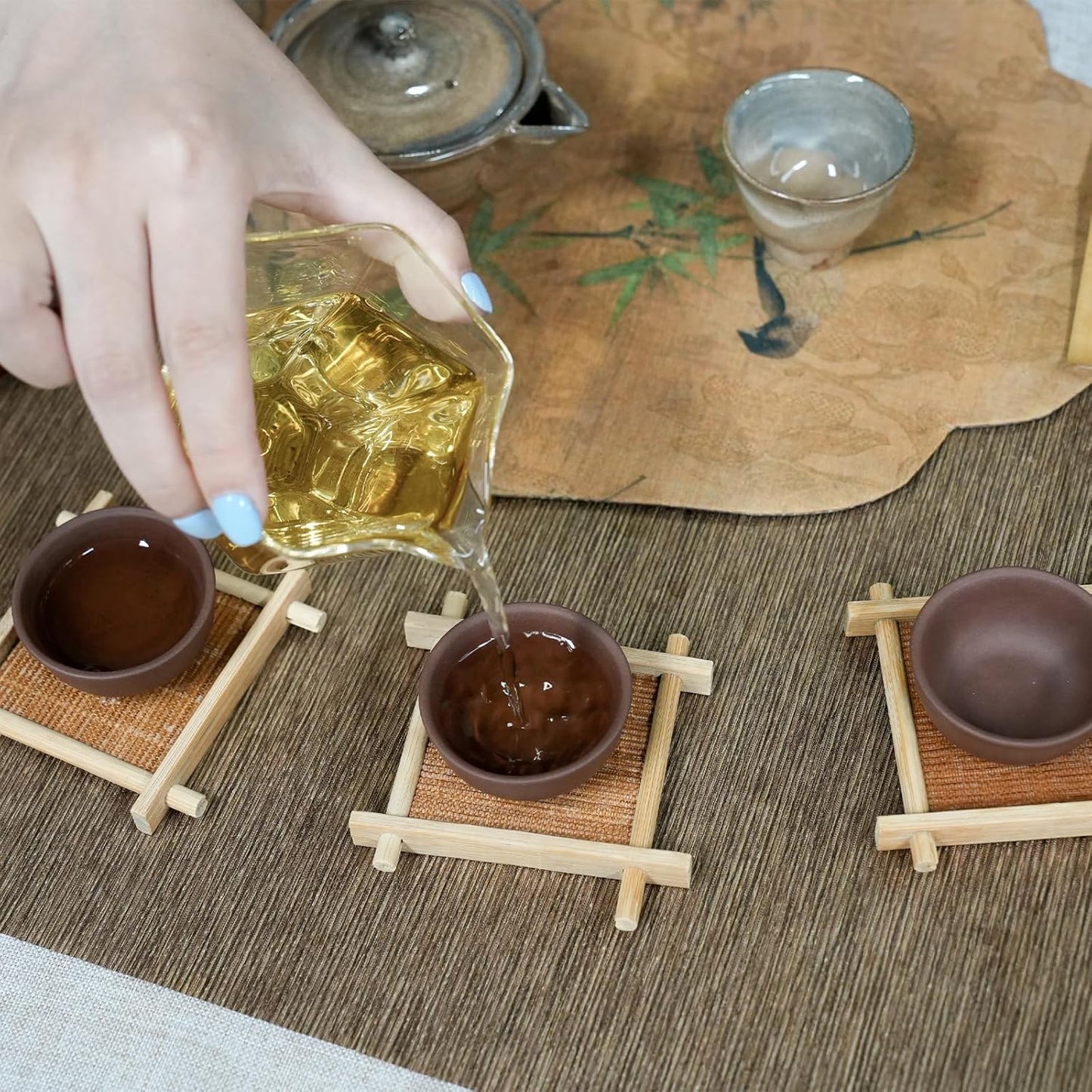 iTeaworld Jasmine Oolong Loose Leaf Tea, Fujian Anxi Tieguanyin Whole Leaf, Natural Jasmine Aroma, No Sugar & Additives, Hot & Cold Brew, Sealed Bag, 3.52oz