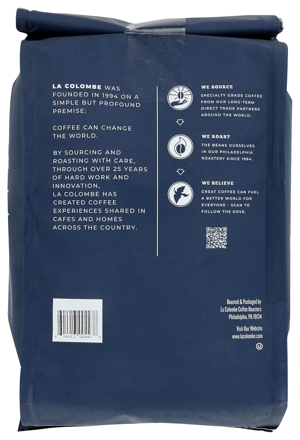 La Colombe Nizza Medium Roast Whole Bean Coffee - Notes of Milk Chocolate, Nuts & Brownie with Honey-Sweet Roasted Nuttiness, 24 Ounce (Pack of 1)